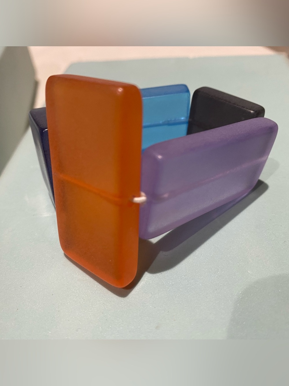 Contemporary Lucite Ultra Modern Bracelet